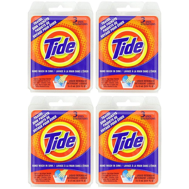 Tide Travel Sink Packets, Pack of 3