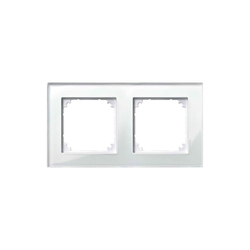 Merten M-PLAN-Echtglasrahmen 2f. 489219 please note: german product but we