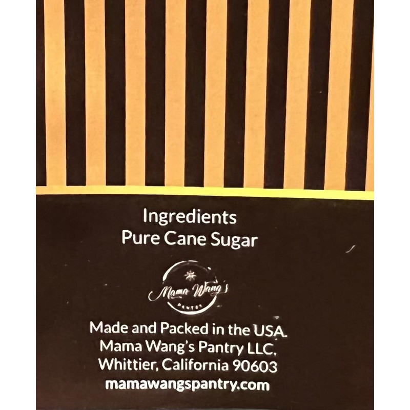 Rock Sugar-Yellow Mama Wang's Pantry, Net Wt. 7oz, Pure Cane