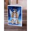Caroline's Treasures Cavalier Spaniel My Angel Greeting Cards Pack of