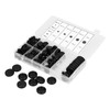 200Pcs Wire Washer Kit Rubber Grommet Dustproof Insulated Fireproof for