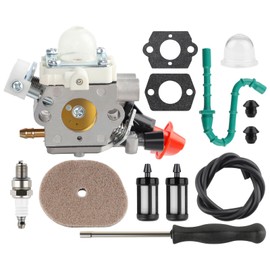 HUSWELL FS70R FS 56 RC Carburetor for Stihl KM56RC FS56RC FS56C FS56 HT56C FS70C FS50C FS40C FS70RC KM56R Carb Tune up Kit FC56C HL56K Air Filter Fuel Line Parts Replace C1M-S267A 4144 120 0608