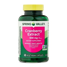 Spring Valley 500mg Cranberry Dietary Supplement - 60 Capsules
