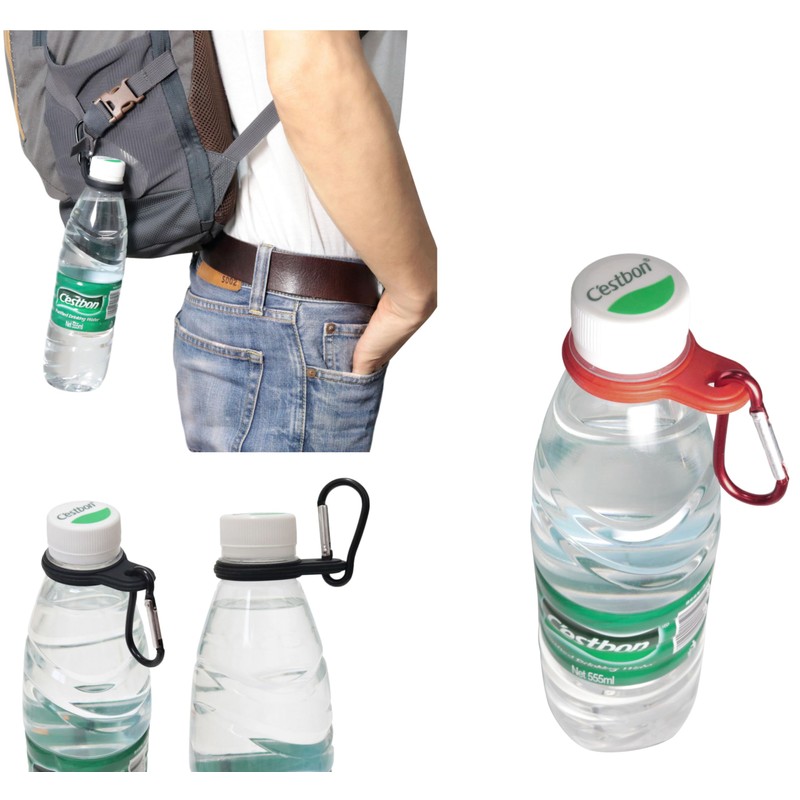 Plastic Bottle Holder, Quick Release, Water Supply, Snap Hook, Clip,