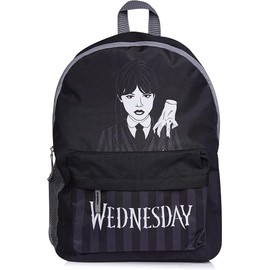 Wednesday - Backpack for Children - School Bag for Girls - School Backpack Women - Backpack Addams - Bag - Gift, black