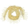 JK Home Lace Tassel Sheer Floral Triangle Scarf, Trendy Silk