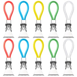 Lusofie Pack of 10 Towel Clips 5 Colours Towel Clips Towel Hanger Metal Tea Towels Towel Clips Colourful Towel for Hanger Bathroom Kitchen