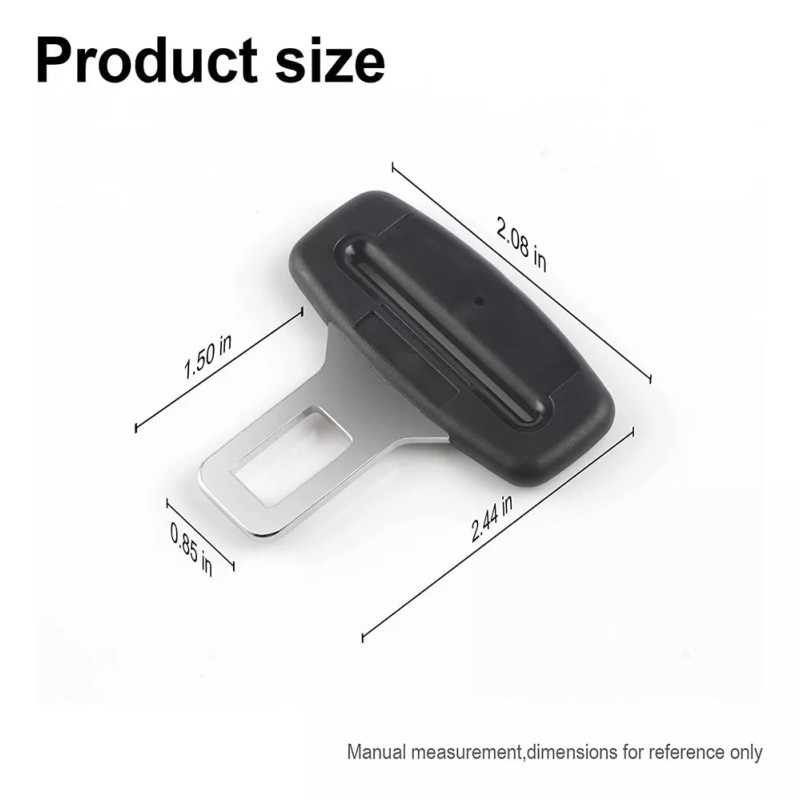 Generic 4 Piezas Clip De Bloqueo For Cinturón De Seguridad