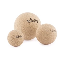 Cork Fascia Massage Ball, Natural Material for Fascia Massage and Trigger Point Therapy (12 cm)