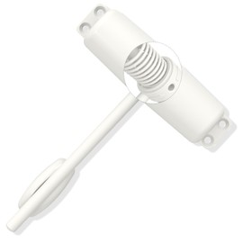 Automatic Door Closer Double Spring 10 Years of use 60kg Load Capacity Door Closers for Home use,1 Pack