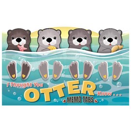 Streamline Imagined Thought You"Otter" Know Memo Tab Set