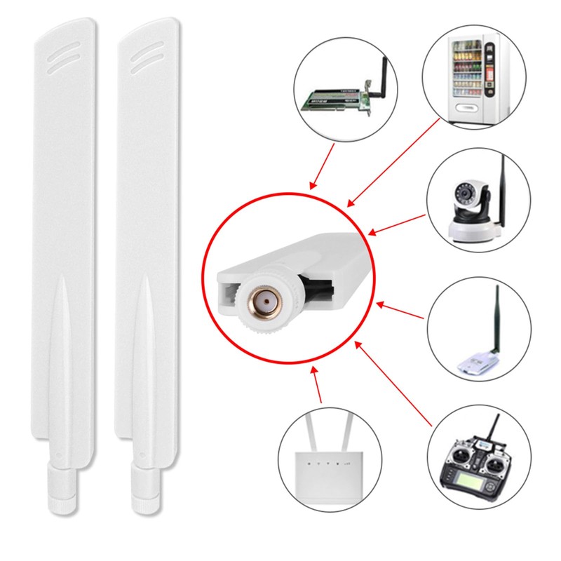 WLAN Antenna, 10dBi 4G LTE Antenna with RP-SMA Connector Network