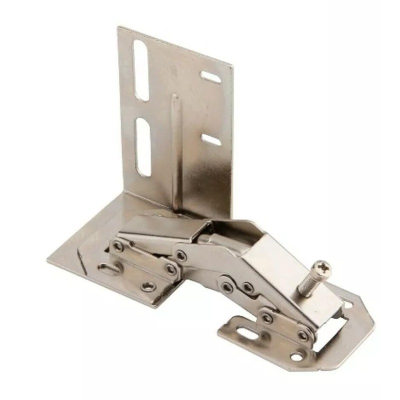 ZHUXINLI Sink-Front Tip-Out Tray Hinges, Adjustable 45-90 Degree, Black Metal,
