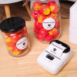 Phomemo M110 M200 Labels Round Label for Phomemo M110 M120 M200 M220 Label Printer, M110 Labels Maker-Thermal Stickers Paper for Barcode,Name,Address，50 x 50mm (1.96" x 1.96")，140 Labels/roll