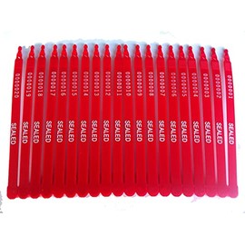 Duebass Red Tite-Lock Plastic Truck Door Seal (Package of 100)