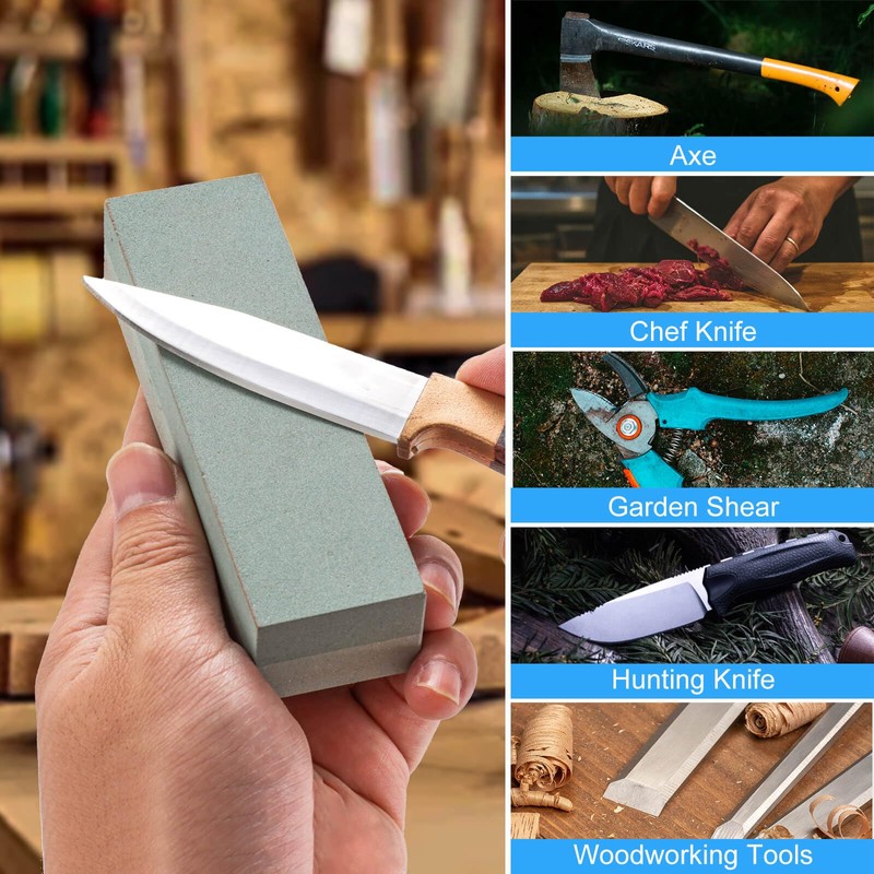 Angerstone Portable Whetstone Knife Sharpening Stone - Outdoor Hunting Knife