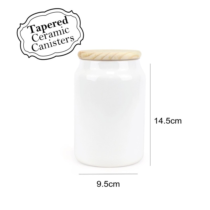 Purely Home Polka Dots Ceramic Tea Storage Canister - Multicoloured