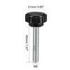 TA-VIGOR 4Pcs M6 x 40mm Male Thread Knurled Clamping Knobs