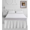 16" Extra Deep Frilled Base Valance Sheets Plain Dyed Easy