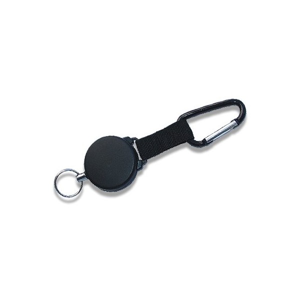 Heavy-Duty Retractable Key Chain Reel 48 Stainless Cable - Great for ID Swipe Cards Model: Office Supply Product Store