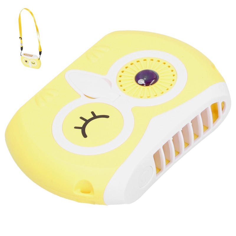 Aromatherapy Small Fan Originality Owl Cartoon Pattern Desktop Fan for