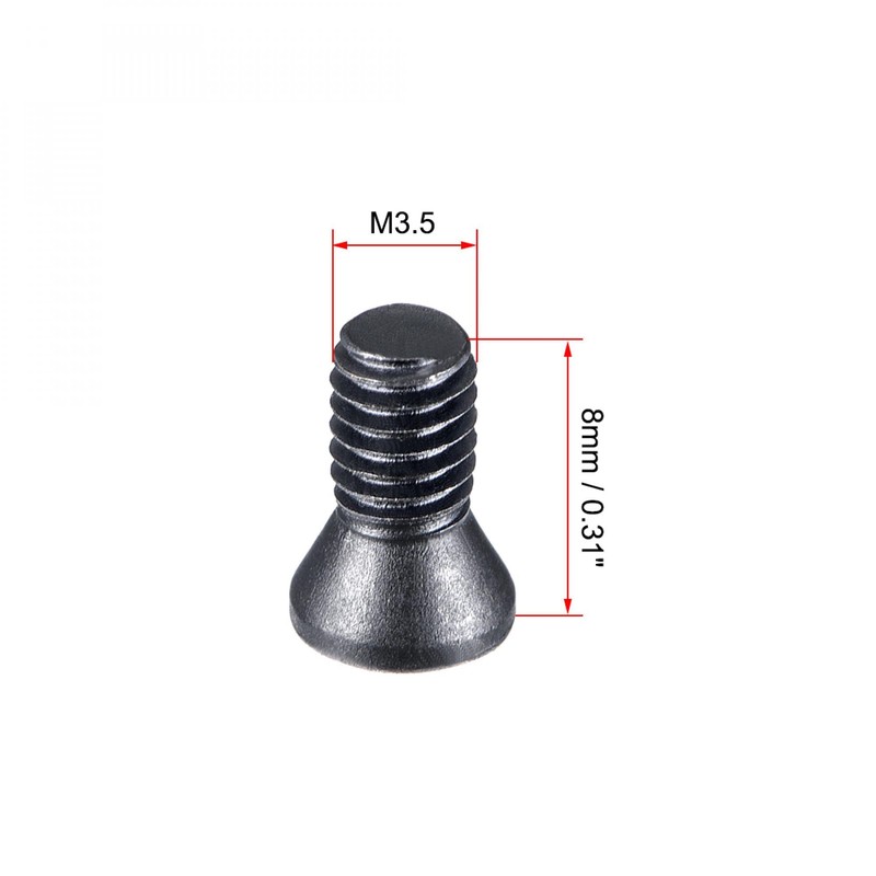 sourcing map Torx Screws Replacement Carbide Insert CNC Lathe M3.5