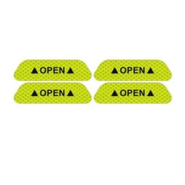Car Door Reflective Stickers 4pcs Green D 4p 1set Safety Supplies / 자동차 도어 반사스티커4pcs 그린 D 4p 1set 안전용품