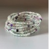 Unbranded Rainbow Fluorite Stackable Layering Bracelet 4mm Beaded Gemstone Healing