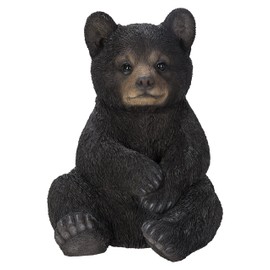 Hi-Line Gift Sitting Black Bear Cub
