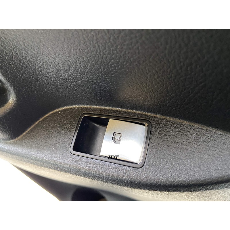 Alphard Vellfire Aluminum Power Window Switch Cover Silver Button Garnish,