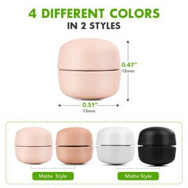 VSKIZ Strong Magnetic Hijab Pins, 4 Pack Powerful Hijab Magnets Multi-Use Pinless Hijab Magnetic Pins, Colorful Magnet Pins Scarf Magnetic Pin No-Snag Brooch Clasp for Clothes Dress Scarves (Matte)