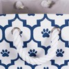 Bone Dry Pet Storage Collection Lattice Paw Print, Small Rectangle,