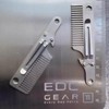 Titanium Comb EDC Mini Portable Hair Comb Multifunctional EDC Mustache