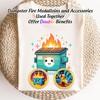 Emerging from Cocoon Dumpster Fire Coin - The Strongest Steel