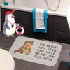 Mr. & Mrs. Panda Otter Bouquet Bath Mat Gift Bath