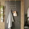Umbra Estique Over The Door Coat Rack & Multi-Use Organizer,