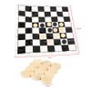 Draughts Checkers Set, 24pcs with Chessboard, Checkers Pieces, Kids and