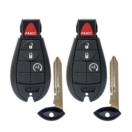 Remote Key Fob Fobik Compatible for Dodge Ram 1500 2500 3500 2009 2010 2011 2012 Journey Challenger Grand Caravan Jeep Grand Cherokee Commander Keyless Entry Remote Control(FCC ID: IYZ-C01C)