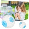 Hamster Ball Transparent Roller Fitness Exercise Rotating Wheel Color Cover