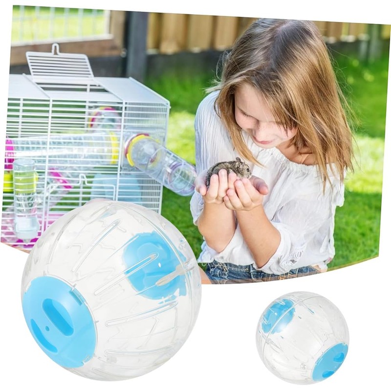 Hamster Ball Transparent Roller Fitness Exercise Rotating Wheel Color Cover