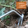 SHANFEEK Weed Puller Weeding Artifact Uprooting Weeding Tool Garden Rake