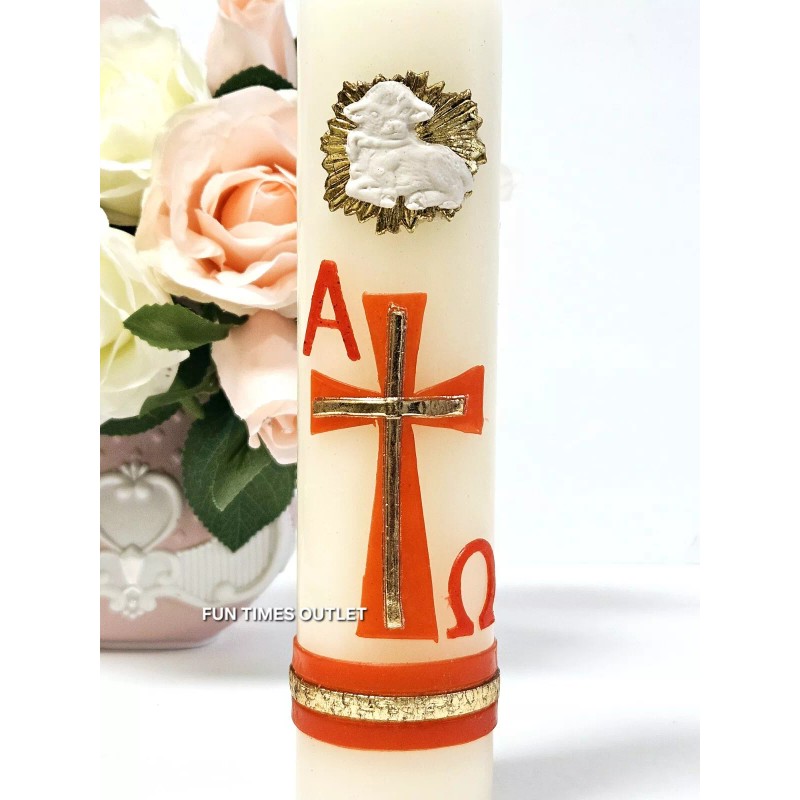 Cirio Vela Paschal Communion Candle Easter Holy Cirio Pascual Cross