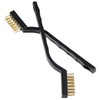 HOZEON 50 PCS Small Wire Brushes, Brass Cleaning Brushes, Wire