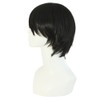 MapofBeauty Fashion Men's Short Straight Wig (Black)