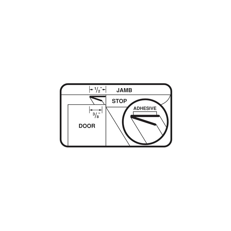 M-D Building Products 03541 17 ft. Brown V-Flex Weatherseal