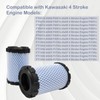 2PCS 11013-0807 Air Filter Compatible with Kawasaki FT691V FT730V FT730
