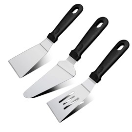 Small Spatula 3 Pieces Mini Serving Spatula for Kitchen Use, Flipping or Cooking Metal Cutter and Serve Turner for Pancakes Brownies Desserts Cookie