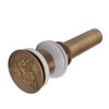 Bathroom Kitchen Sink Drain All Copper Pop Up Sink Drain