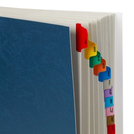 Blue Summit Expanding Desk File, Letter Size, 26 Dividers for A-Z Organization