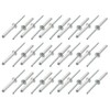sourcing map Aluminium / Steel Open End Blind Rivets 5